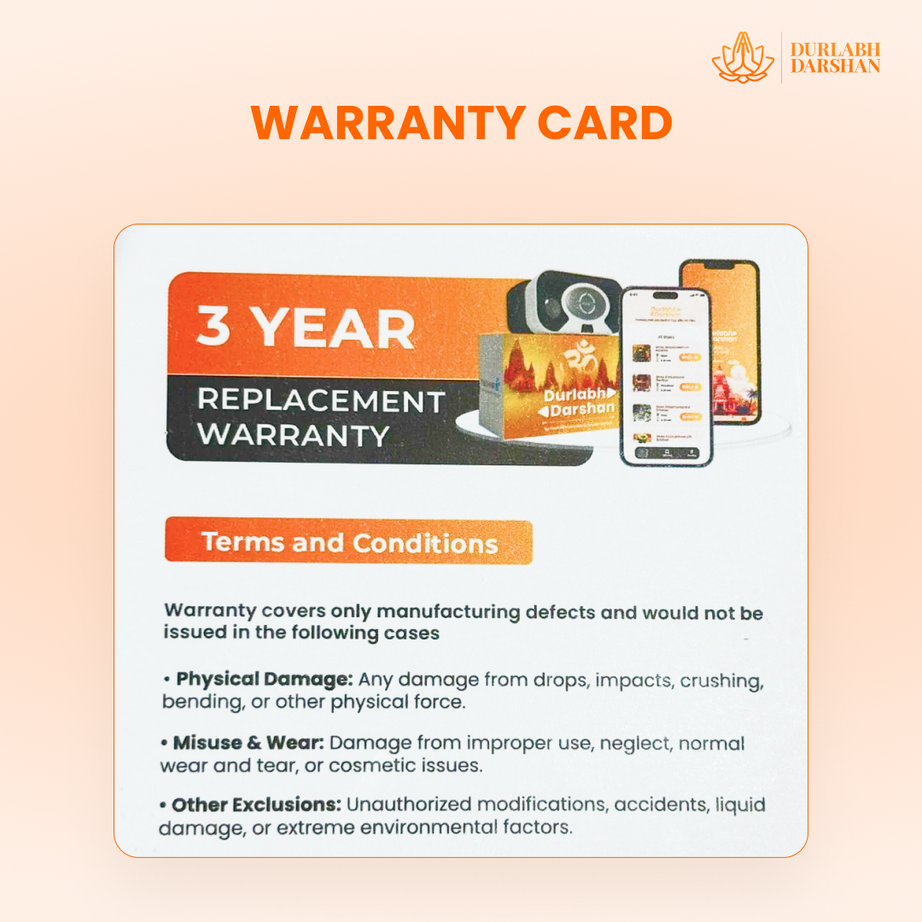 Durlabh Darshan with VR Headset + 1 Year App Subscription + Complimentary Abhimantrit Rudraksha with Prepaid Order