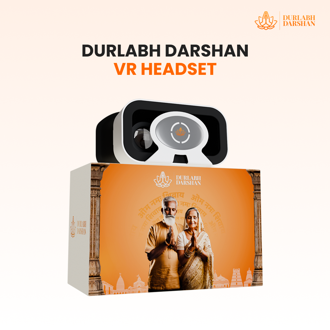 Durlabh Darshan VR Headset Only + Complimentary Abhimantrit Rudraksha with Prepaid Order