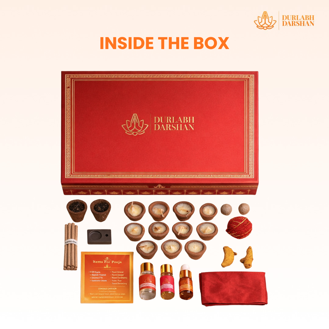 Durlabh Darshan Pooja Kit + Complimentary Abhimantrit Rudraksha with Prepaid Order