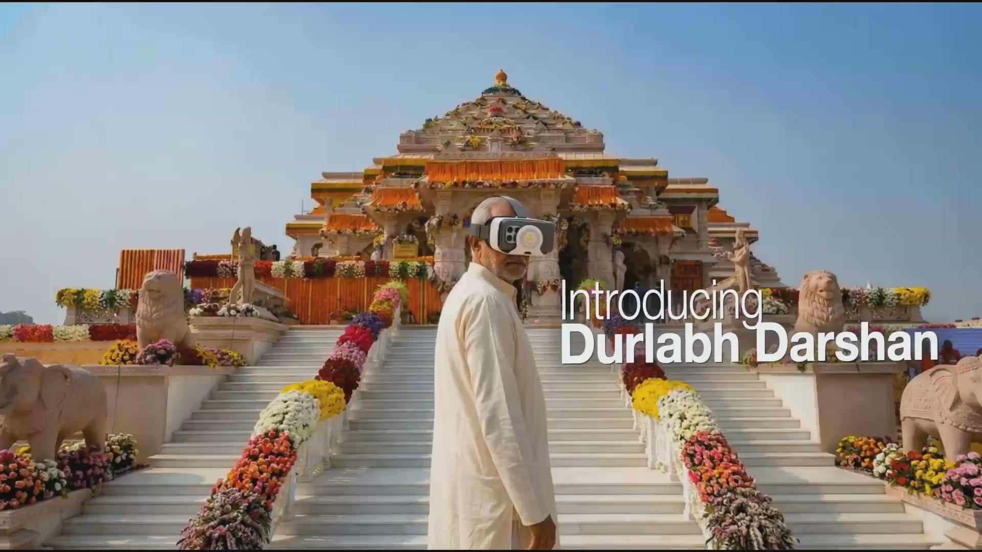 Durlabh Darshan with VR Headset + 1 Year App Subscription + Complimentary Abhimantrit Rudraksha New One