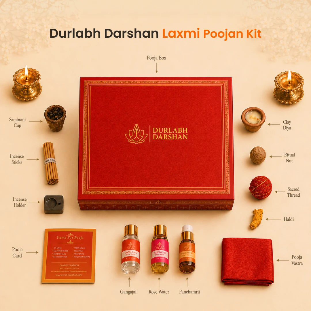 Durlabh Darshan Pooja Kit + Complimentary Abhimantrit Rudraksha
