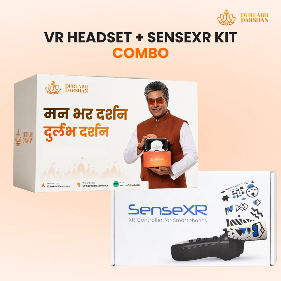 SenseXR & Durlabh Darshan Combo with 1 Year Subscription + Complimentary Abhimantrit Rudraksha