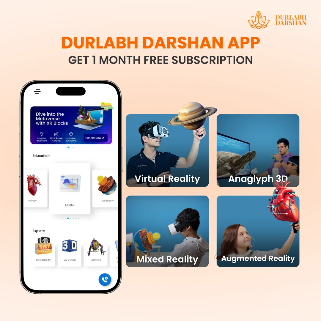 SenseXR & Durlabh Darshan Combo with 1 Year Subscription + Complimentary Abhimantrit Rudraksha
