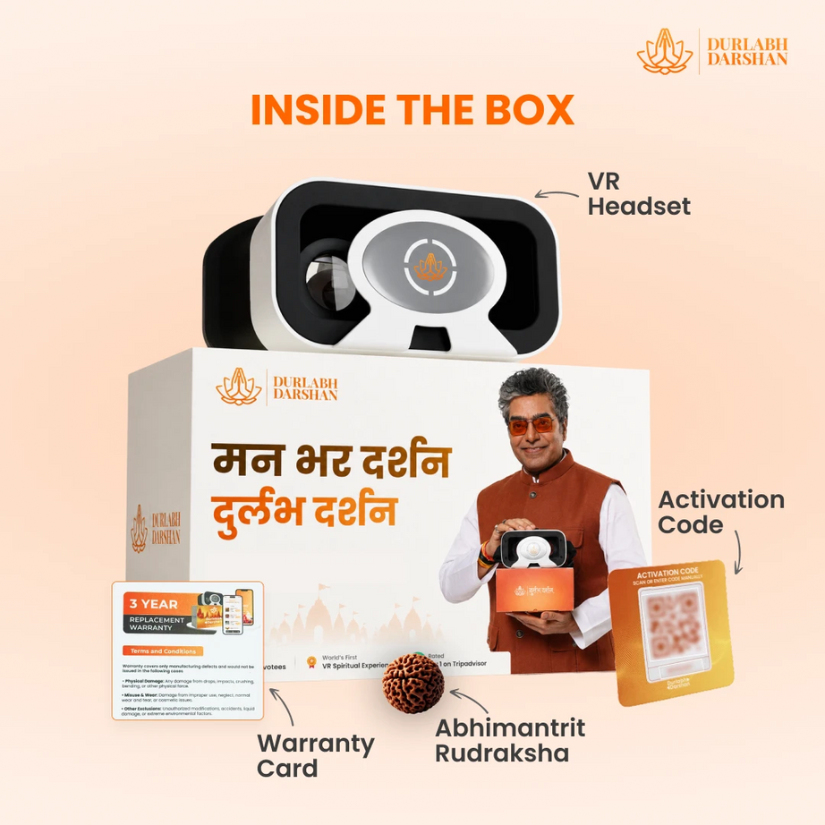 SenseXR & Durlabh Darshan Combo with 1 Year Subscription + Complimentary Abhimantrit Rudraksha
